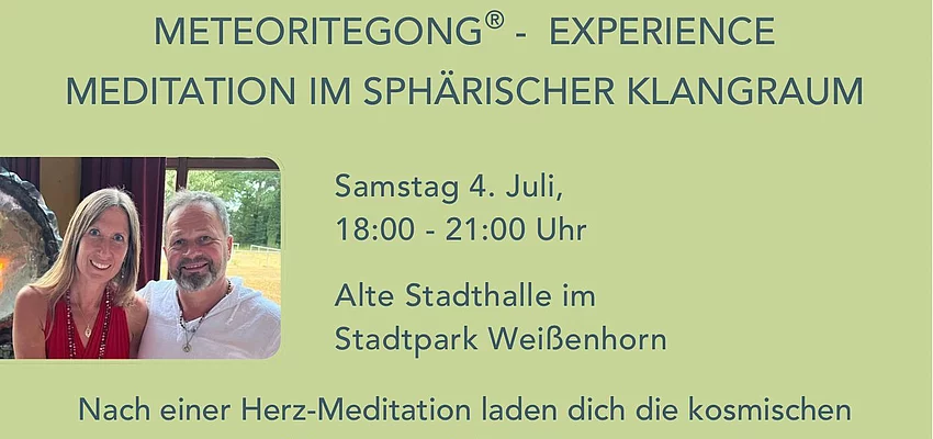 Meditation im sphärischen Klangraum in Weißenhorn